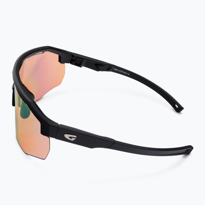 GOG dviratininkų akiniai Argo matinės juodos/polichromatinės raudonos spalvos E507-2 4
