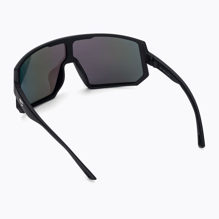 GOG dviratininkų akiniai Zeus matiniai juodi/polichromatiniai žali E511-3P 2