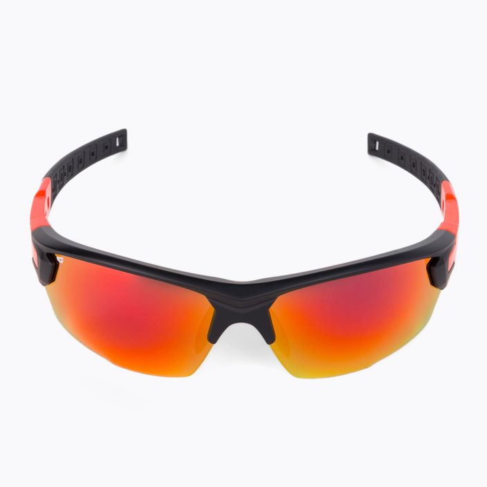 GOG Steno matiniai juodi/oranžiniai/polichromatiniai raudoni dviratininkų akiniai E540-4 4