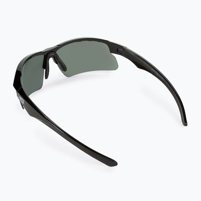 GOG dviratininkų akiniai Faun juodi/polichromatiniai baltai mėlyni E579-1 2