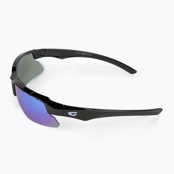 GOG dviratininkų akiniai Faun juodi/polichromatiniai baltai mėlyni E579-1 4