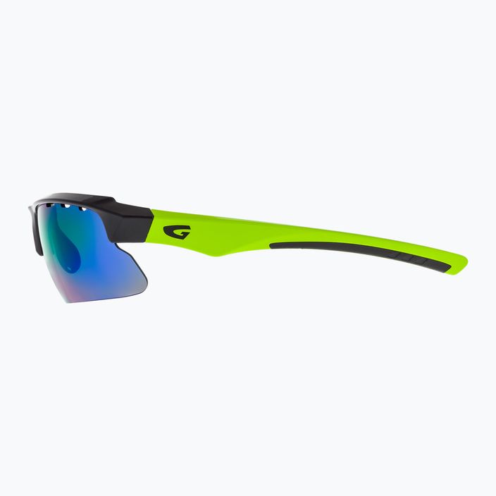 GOG dviratininkų akiniai Faun juodi / žali / polichromatiniai žali E579-3 7