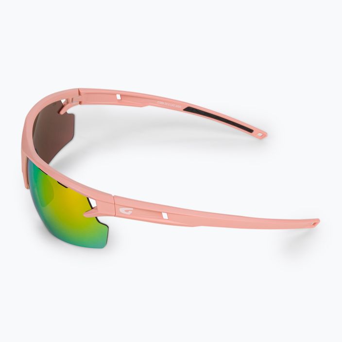 GOG dviratininkų akiniai Ether matiniai dulkėtos rožinės/juodos/polichromatinės rožinės spalvos E589-3 4