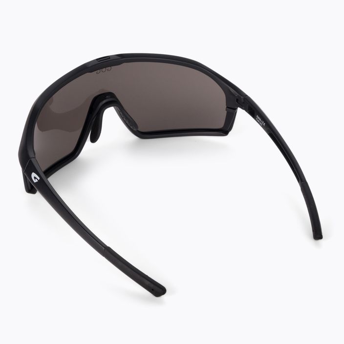 GOG dviratininkų akiniai Odyss matiniai juodi / blykčiojantis veidrodis E605-1 3