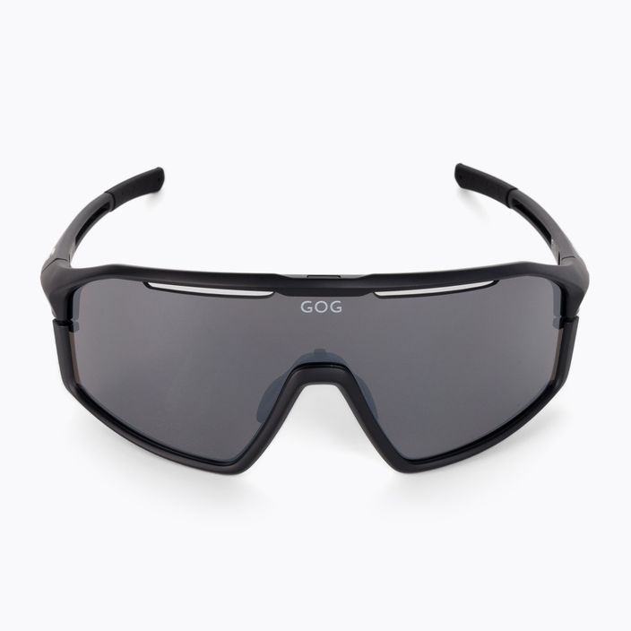 GOG dviratininkų akiniai Odyss matiniai juodi / blykčiojantis veidrodis E605-1 4