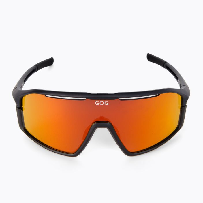 GOG dviratininkų akiniai Odyss matiniai tamsiai mėlyni/juodi/polichromatiniai raudoni E605-2 4