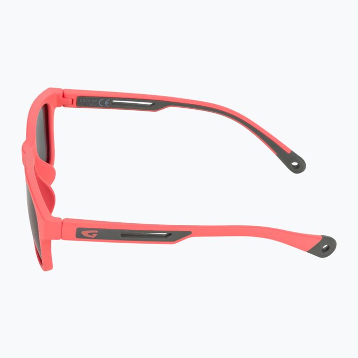 GOG Alfie matiniai koralinės/pilkos/dūminės spalvos vaikiški akiniai nuo saulės E975-2P 4