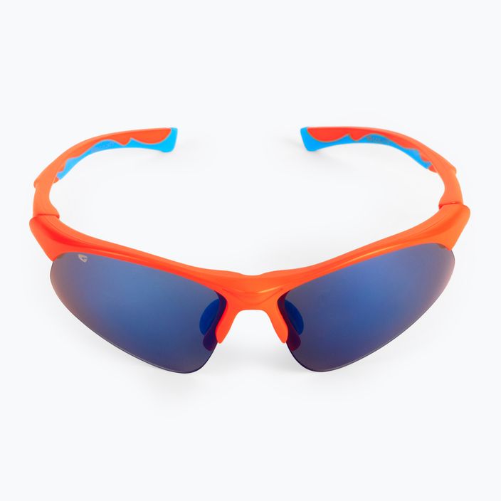 GOG Balami matiniai neoniniai oranžiniai / mėlyni / mėlyni veidrodiniai vaikiški dviratininkų akiniai E993-3 3