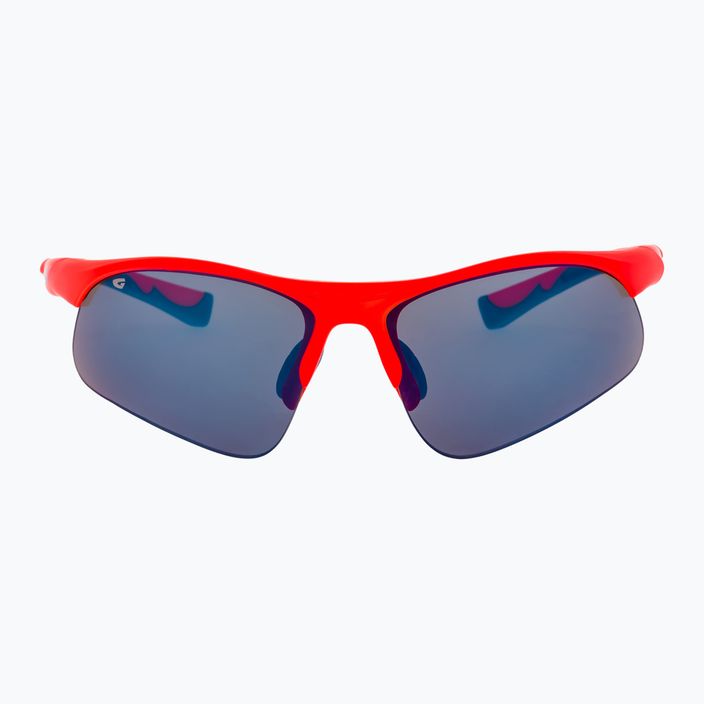 GOG Balami matiniai neoniniai oranžiniai / mėlyni / mėlyni veidrodiniai vaikiški dviratininkų akiniai E993-3 6