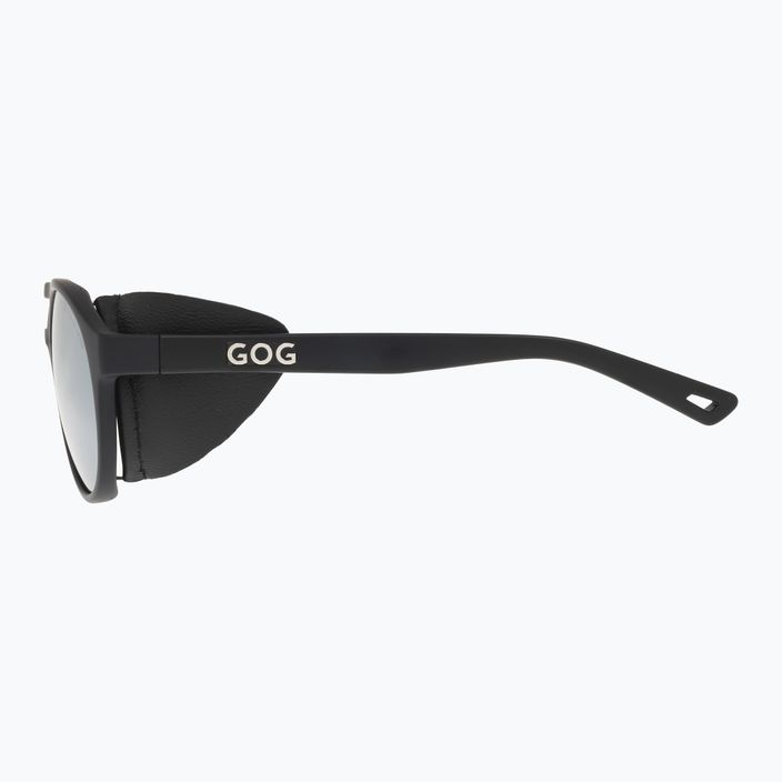 GOG Nanga matiniai juodi / sidabriniai veidrodiniai akiniai nuo saulės E410-1P 8