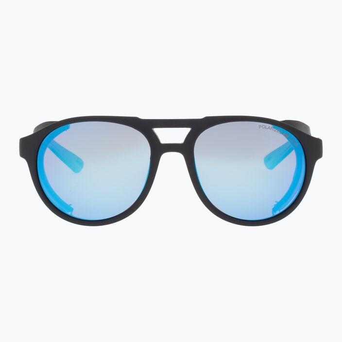 GOG Nanga matiniai juodi / polichromatiniai baltai mėlyni akiniai nuo saulės E410-2P 7