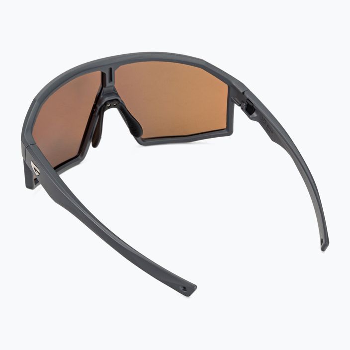 GOG dviratininkų akiniai Ares matinės pilkos / juodos / polichromatinės aukso spalvos E513-2P 2