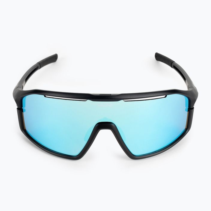 GOG dviratininkų akiniai Odyss matiniai tamsiai mėlyni / juodi / polichromatiniai baltai mėlyni E605-3 4