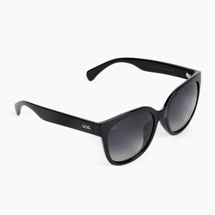 Moteriški madingi juodi / gradientiniai dūminiai akiniai nuo saulės GOG Sisi E733-1P