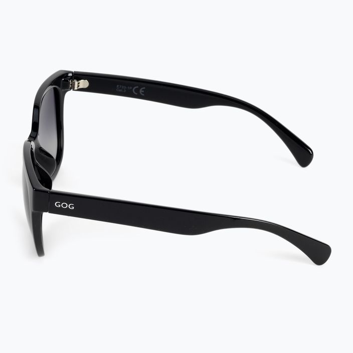 Moteriški madingi juodi / gradientiniai dūminiai akiniai nuo saulės GOG Sisi E733-1P 4