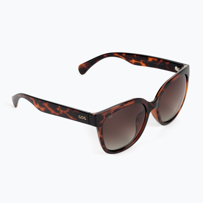 GOG moteriški akiniai nuo saulės Sisi fashion brown demi / gradientinė ruda E733-2P