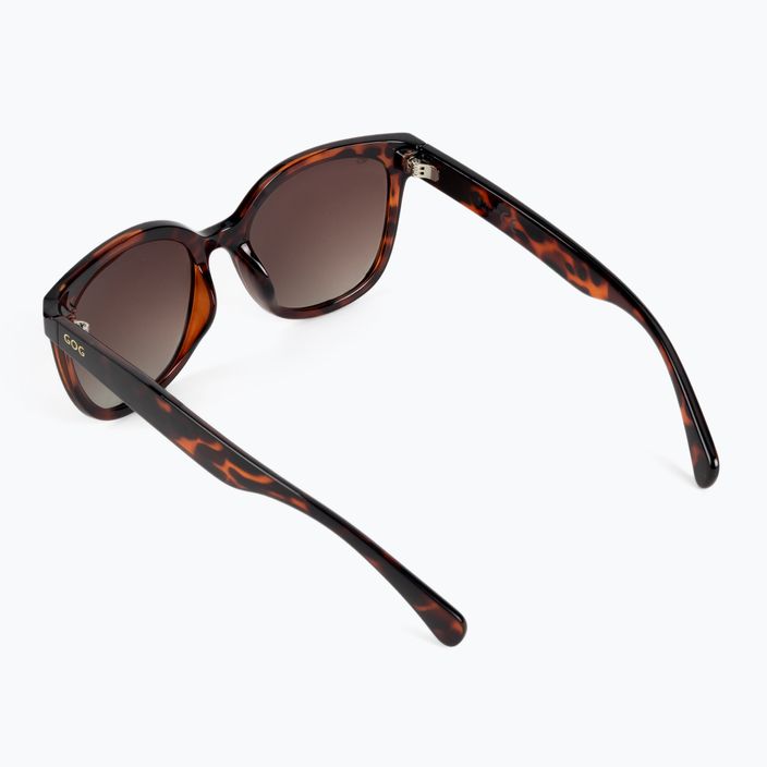 GOG moteriški akiniai nuo saulės Sisi fashion brown demi / gradientinė ruda E733-2P 2