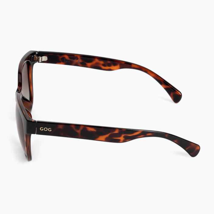 GOG moteriški akiniai nuo saulės Sisi fashion brown demi / gradientinė ruda E733-2P 4