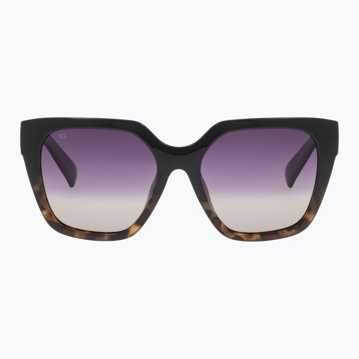 Moteriški akiniai nuo saulės GOG Hazel fashion black / brown demi / gradient smoke E808-1P 7