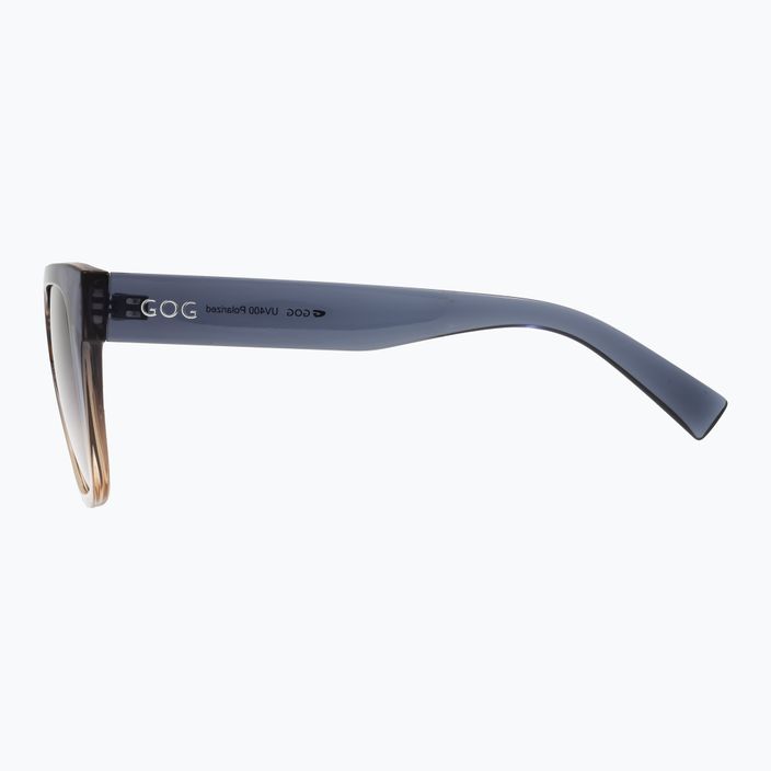 Moteriški akiniai nuo saulės GOG Hazel fashion cristal grey / brown / gradient smoke E808-2P 8