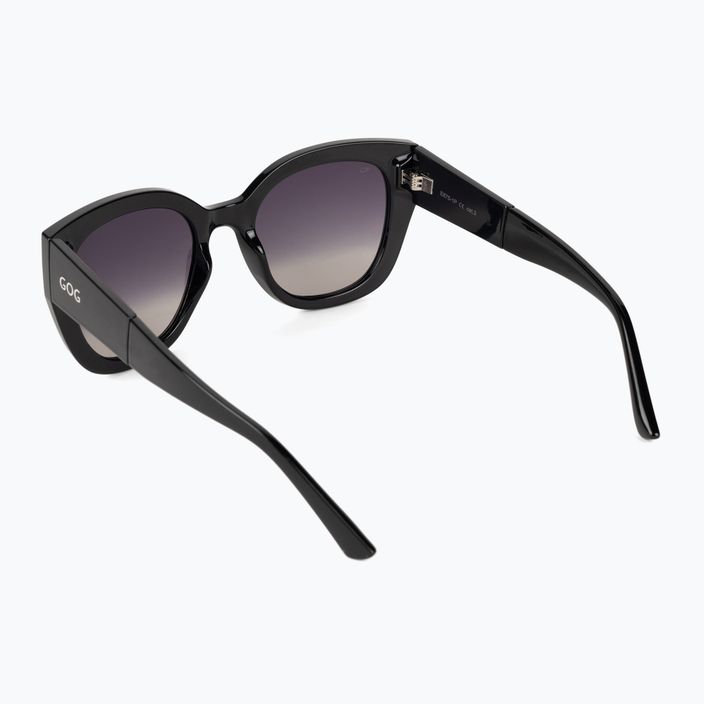 Moteriški akiniai nuo saulės GOG Claire fashion black / gradient smoke E875-1P 2
