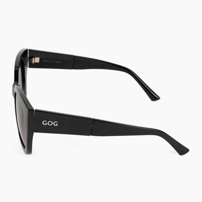 Moteriški akiniai nuo saulės GOG Claire fashion black / gradient smoke E875-1P 4