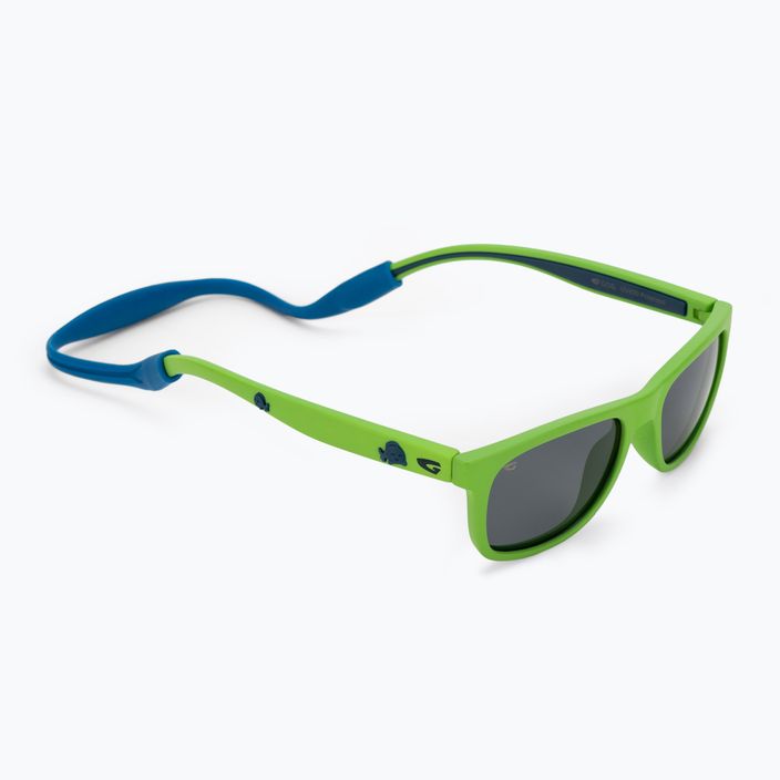 Vaikiški akiniai nuo saulės GOG Alice junior matiniai neon žaliai / mėlynai / dūminiai E961-2P 5