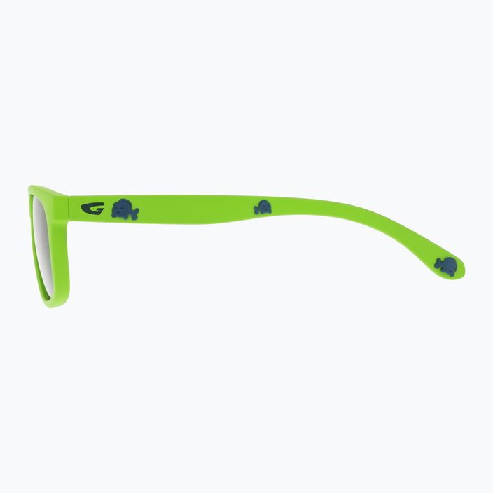 Vaikiški akiniai nuo saulės GOG Alice junior matiniai neon žaliai / mėlynai / dūminiai E961-2P 8