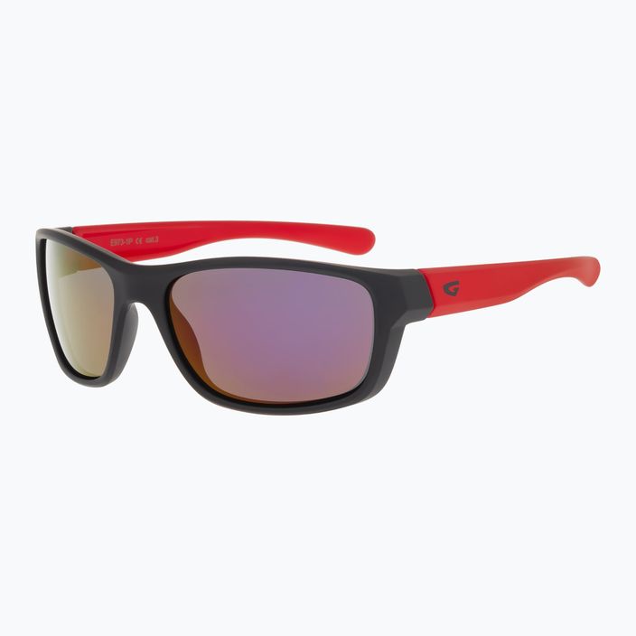 Vaikiški akiniai nuo saulės GOG Jazz matt black/red/red mirror 3