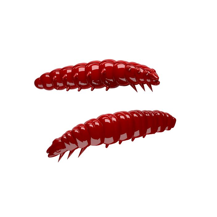 Libra Lures Larva Krill raudonas guminis masalas LARVAK35 2