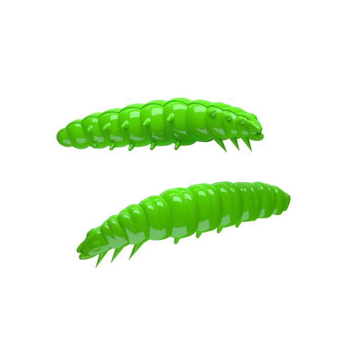 Libra Lures Larva Krill karštas žalias guminis masalas LARVAK35 2