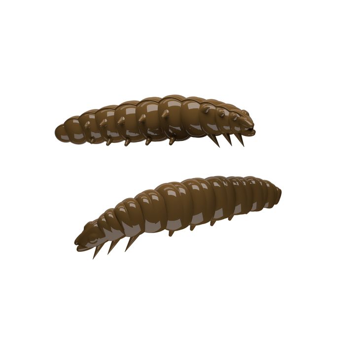 Libra Lures Larva Krill rudos spalvos guminis masalas LARVAK35 2