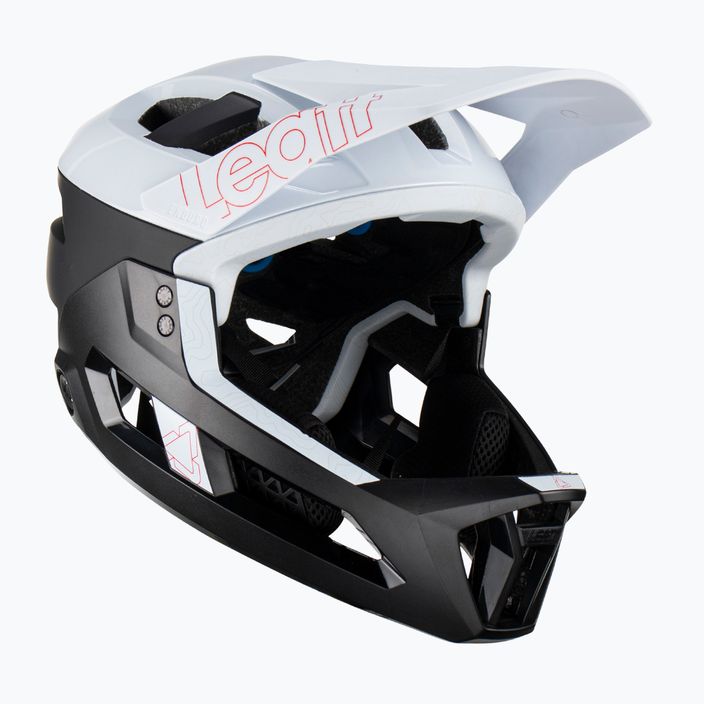 Leatt MTB Enduro 3.0 V23 dviratininko šalmas juodai baltas 1023014751 6