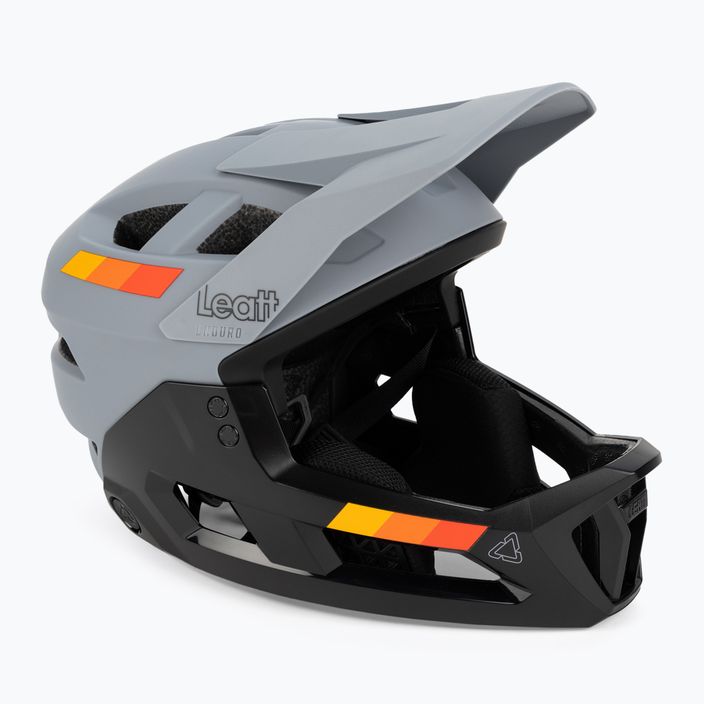 Leatt MTB Enduro 2.0 vaikiškas dviratininko šalmas V23 juodas 1023015001