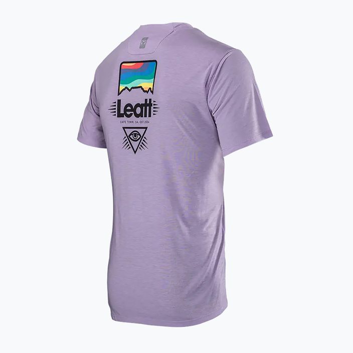 Vyriški dviračių marškinėliai Leatt MTB Gravity 1.0 lavender 4