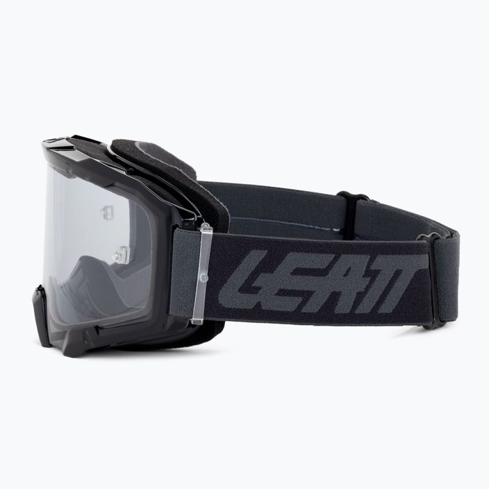 Leatt Velocity 4.5 juodi/šviesiai pilki dviratininkų akiniai 8020001115 4