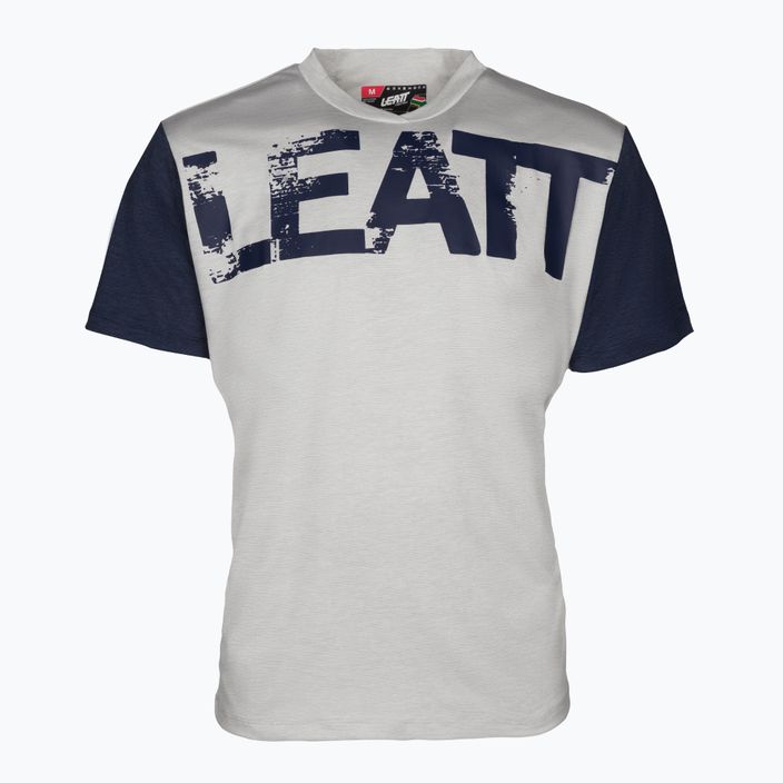 Leatt MTB 2.0 dviratininkų marškinėliai pilki tamsiai mėlyni 5021120641