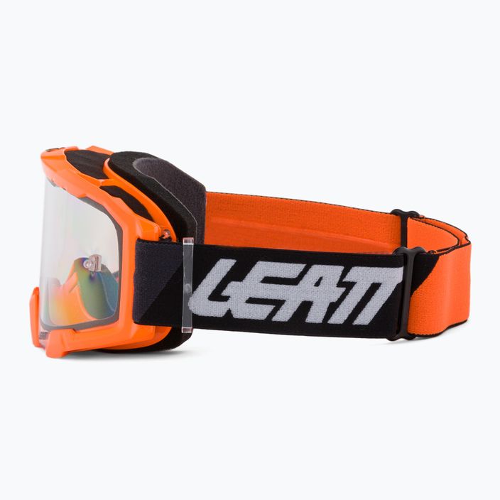 Leatt Velocity 4.5 neoniniai oranžiniai / skaidrūs dviratininkų akiniai 8022010500 4