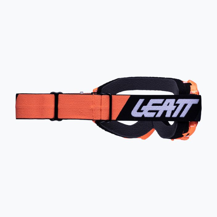 Leatt Velocity 4.5 neoniniai oranžiniai / skaidrūs dviratininkų akiniai 8022010500 7