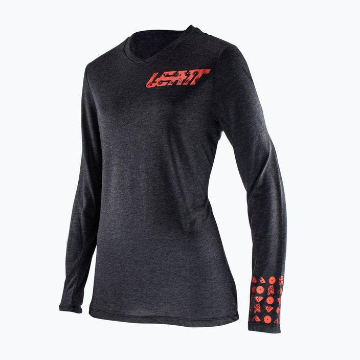 Leatt MTB Gravity 2.0 moteriški dviratininkų marškinėliai juodi 5022080650 2