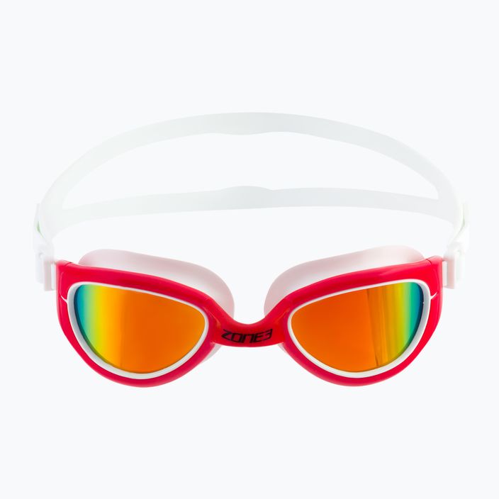ZONE3 Attack raudonos/baltos spalvos plaukimo akiniai SA18GOGAT108 2