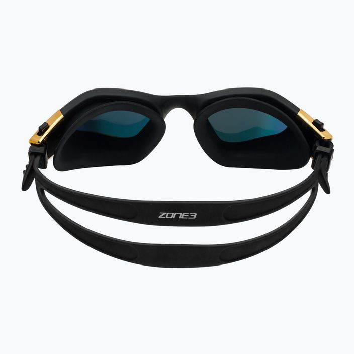 ZONE3 Vapour poliarizuoti juodi/auksiniai plaukimo akiniai SA18GOGVA112 5