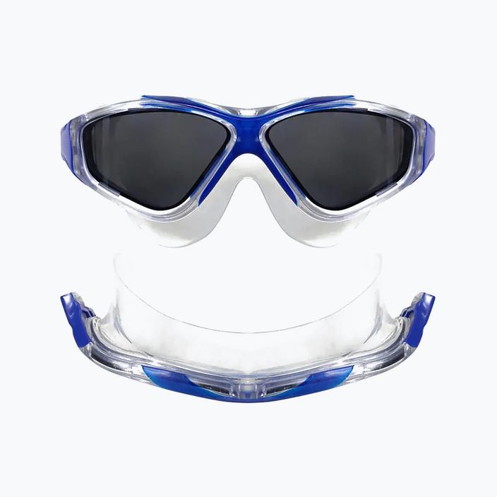 ZONE3 Vision Max mėlyna/skaidri plaukimo kaukė SA18GOGVI 6