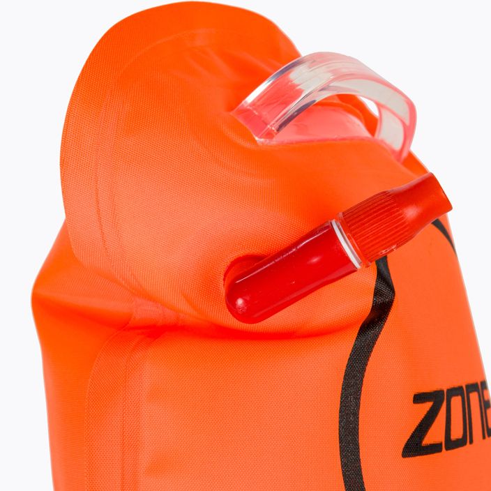 Apsauginis plūduras ZONE3 Swim Safety Belt With Tow Float Pouch hi-vis orange 8