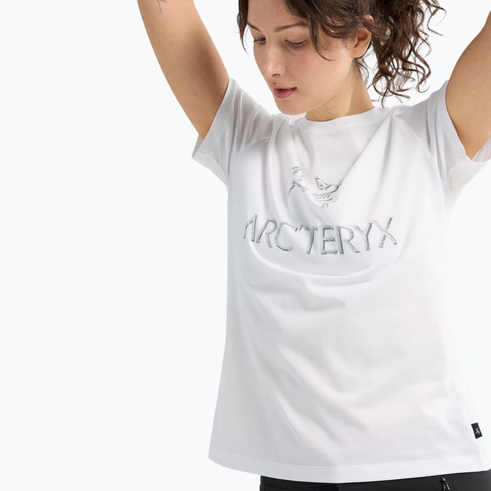 Moteriški marškinėliai Arc'teryx Arc'Word Cotton white light 5