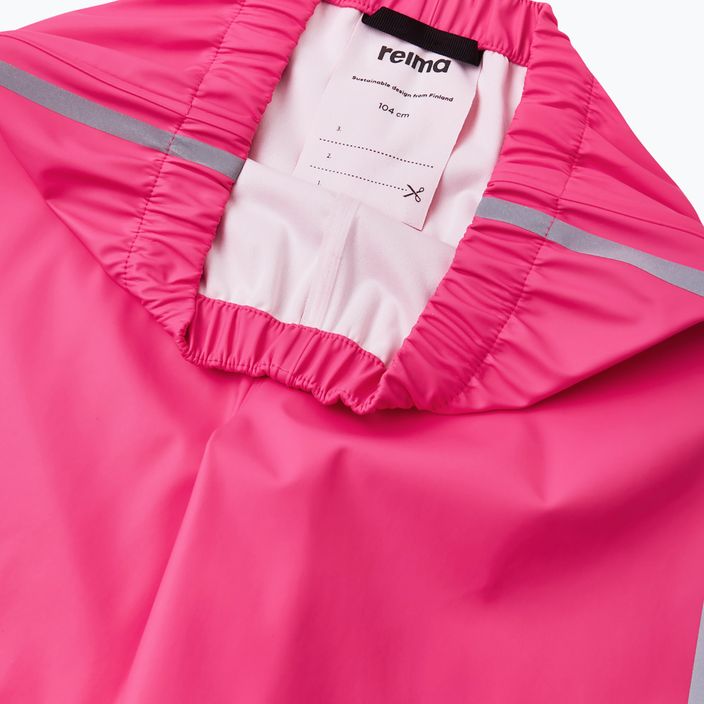 Reima Oja vaikiškos kelnės nuo lietaus rožinės spalvos 5100027A-4410 3