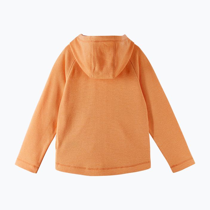 Reima Haave vaikiškas vilnonis džemperis su gobtuvu oranžinis 5200120A-2690 3