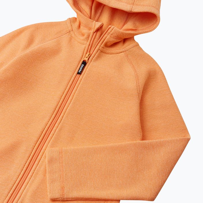 Reima Haave vaikiškas vilnonis džemperis su gobtuvu oranžinis 5200120A-2690 4