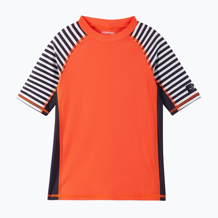 Reima Uiva vaikiški maudymosi marškinėliai oranžiniai 5200149A-282A