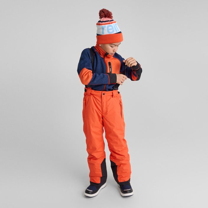 Vaikiškos slidinėjimo kelnės Reima Wingon red orange 8